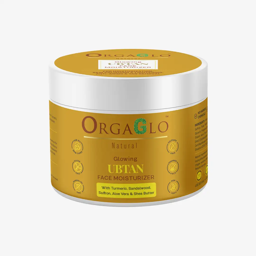 https://www.orgaglo.com/storage/products/Ubtan Face Moisturizer  – 100 ml with power of Turmeric and Sandalwood for Glowing Skin