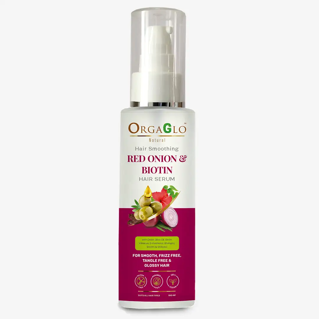 https://www.orgaglo.com/storage/products/Red Onion & Biotin Hair Serum - 100ML, For Smooth And Frizz-Free Hair